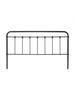 Metall-Kopfteil Industrial in Schwarz, B 189 x H 114 cm