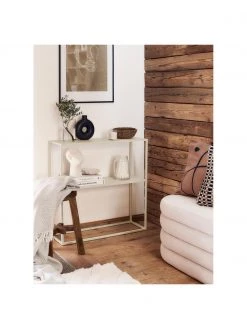 Westwing Collection Metall-Regal Neptun mit Ablage in Beige, B 80 x H 80 cm -Schlafzimmer Verkäufe 2022 Metall Regal Neptun mit Ablage in Beige 2