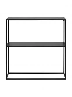 Westwing Collection Metall-Regal Neptun mit Ablage in Schwarz, B 80 x H 80 cm -Schlafzimmer Verkäufe 2022 Metall Regal Neptun mit Ablage in Schwarz 4