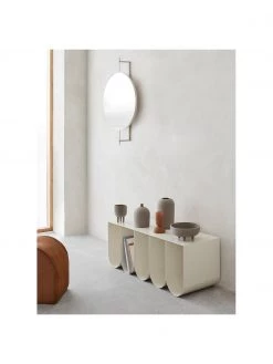 Kristina Dam Metall-Sitzbank Curved in Weiß, B 110 x H 42 cm -Schlafzimmer Verkäufe 2022 Metall Sitzbank Curved in Weiss 4