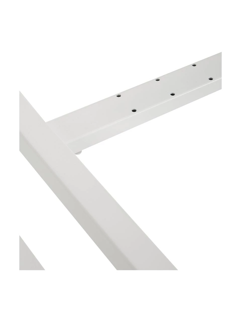 Westwing Collection Metallbett Neptun in Weiß, 140 x 200 cm 5 Westwing Collection Metallbett Neptun in Weiß, 140 x 200 cm – Bild 5