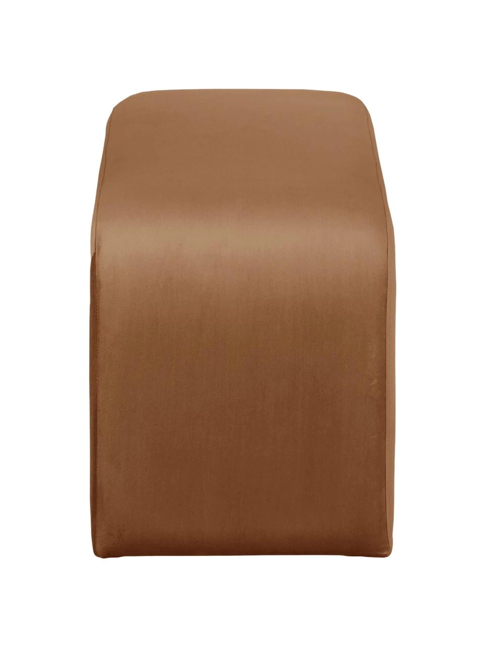 Westwing Collection Moderne Samt-Polsterbank Penelope in Braun, B 110 x H 46 cm 5 Westwing Collection Moderne Samt-Polsterbank Penelope in Braun, B 110 x H 46 cm – Bild 5