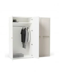 Westwing Collection Modularer Drehtürenschrank Charlotte in Beige, 200 cm Breite, mehrere Varianten, Basic Interior, Höhe 200 cm 9 Westwing Collection Modularer Drehtürenschrank Charlotte in Beige, 200 cm Breite, mehrere Varianten, Basic Interior, Höhe 200 cm -Schlafzimmer Verkäufe 2022 Modularer Drehturenschrank Charlotte in Beige 200 cm Breite mehrere Varianten 2