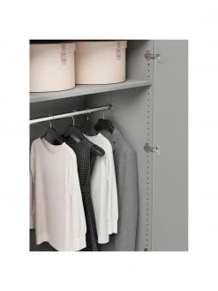 Westwing Collection Modularer Drehtürenschrank Charlotte in Grau, 100 cm Breite, mehrere Varianten, Basic Interior, Höhe 200 cm 10 Westwing Collection Modularer Drehtürenschrank Charlotte in Grau, 100 cm Breite, mehrere Varianten, Basic Interior, Höhe 200 cm -Schlafzimmer Verkäufe 2022 Modularer Drehturenschrank Charlotte in Grau 100 cm Breite mehrere Varianten 4