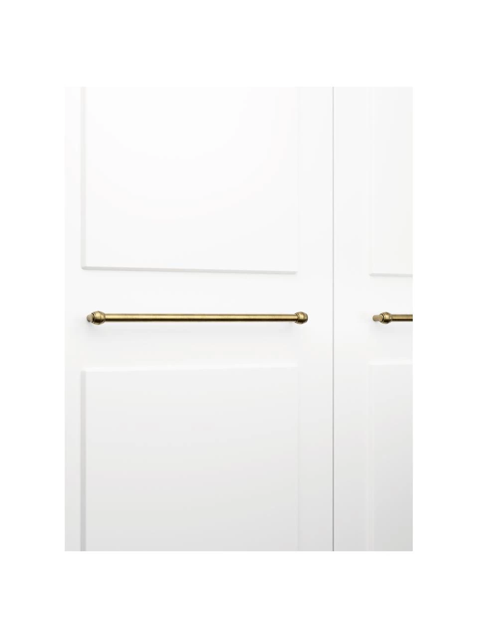 Westwing Collection Modularer Drehtürenschrank Charlotte in Weiß, 100 cm Breite, mehrere Varianten, Basic Interior, Höhe 200 cm 6 Westwing Collection Modularer Drehtürenschrank Charlotte in Weiß, 100 cm Breite, mehrere Varianten, Basic Interior, Höhe 200 cm – Bild 6