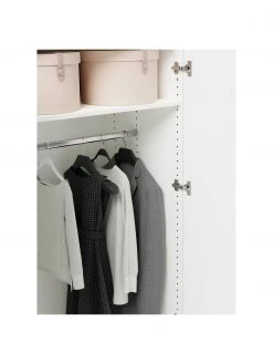 Westwing Collection Modularer Drehtürenschrank Charlotte in Weiß, 50 cm Breite, mehrere Varianten, Basic Interior, Höhe 200 cm -Schlafzimmer Verkäufe 2022 Modularer Drehturenschrank Charlotte in Weiss 50 cm Breite mehrere Varianten 3