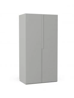 Westwing Collection Modularer Drehtürenschrank Leon in Grau, 100 cm Breite, mehrere Varianten, Basic Interior, Höhe 200 cm