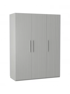 Westwing Collection Modularer Drehtürenschrank Simone in Grau, 150 cm Breite, mehrere Varianten, Basic Interior, Höhe 200 cm