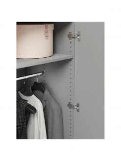 Westwing Collection Modularer Drehtürenschrank Simone in Grau, 50 cm Breite, mehrere Varianten, Basic Interior, Höhe 200 cm -Schlafzimmer Verkäufe 2022 Modularer Drehturenschrank Simone in Grau 50 cm Breite mehrere Varianten 3