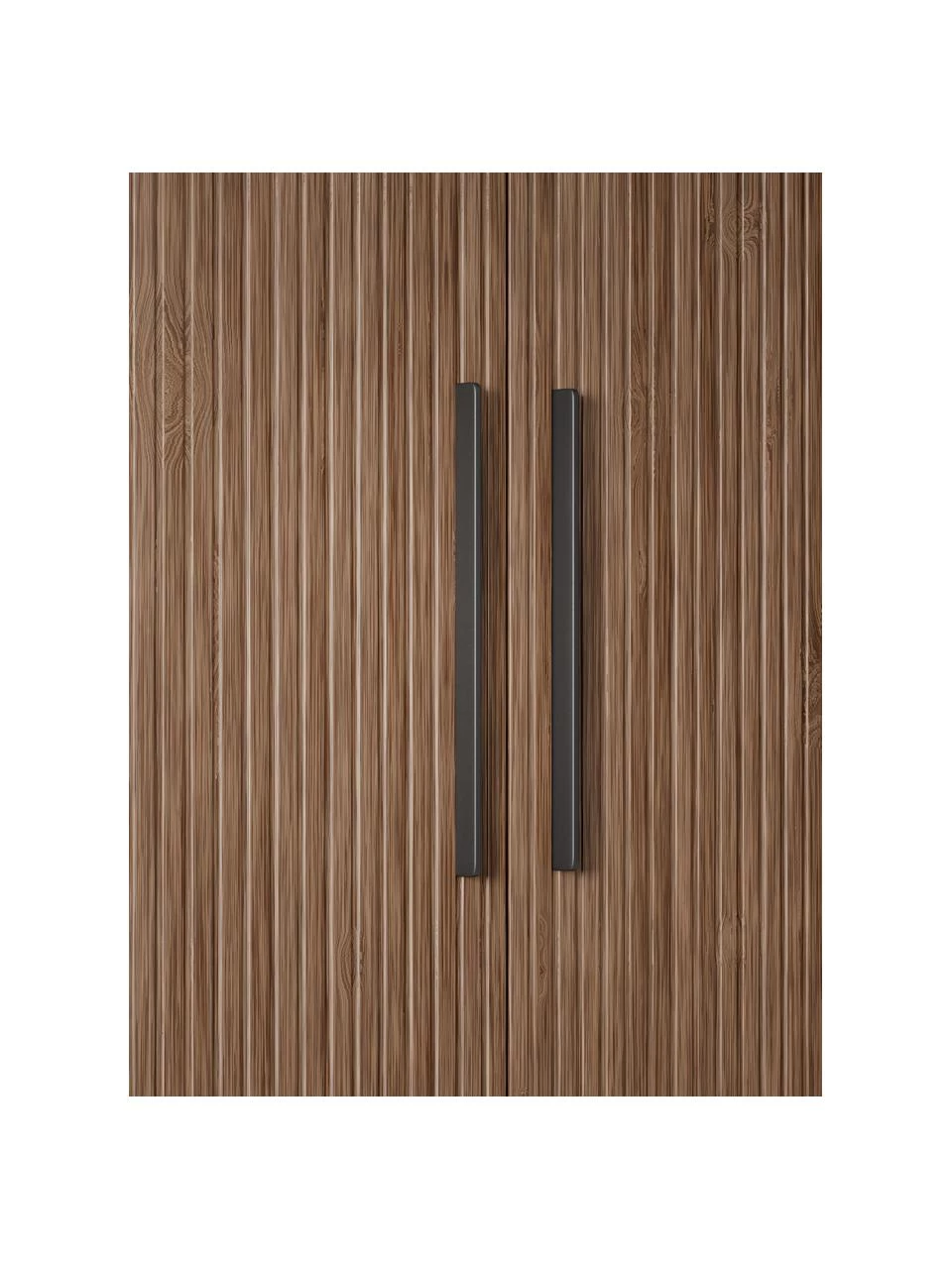 Westwing Collection Modularer Drehtürenschrank Simone in Walnuss-Optik, 200 cm Breite, mehrere Varianten, Basic Interior, Höhe 200 cm 6 Westwing Collection Modularer Drehtürenschrank Simone in Walnuss-Optik, 200 cm Breite, mehrere Varianten, Basic Interior, Höhe 200 cm – Bild 6