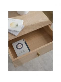 Westwing Collection Nachttisch Diana aus Eichenholz mit Schublade, B 50 x H 55 cm -Schlafzimmer Verkäufe 2022 Nachttisch Diana aus Eichenholz mit Schublade 3