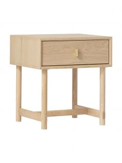 Westwing Collection Nachttisch Diana aus Eichenholz mit Schublade, B 50 x H 55 cm -Schlafzimmer Verkäufe 2022 Nachttisch Diana aus Eichenholz mit Schublade 5