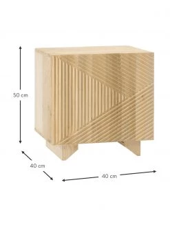 Westwing Collection Nachttisch Louis aus massivem Eschenholz, B 40 x H 50 cm -Schlafzimmer Verkäufe 2022 Nachttisch Louis aus massivem Eschenholz 4