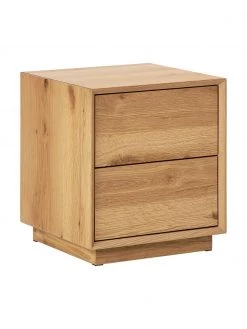 Westwing Collection Nachttisch Noel aus Eschenholzfurnier, B 45 x H 50 cm