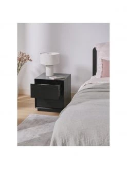 Westwing Collection Nachttisch Noel aus Eschenholzfurnier in Schwarz, B 45 x H 50 cm 8 Westwing Collection Nachttisch Noel aus Eschenholzfurnier in Schwarz, B 45 x H 50 cm -Schlafzimmer Verkäufe 2022 Nachttisch Noel aus Eschenholzfurnier in Schwarz 2