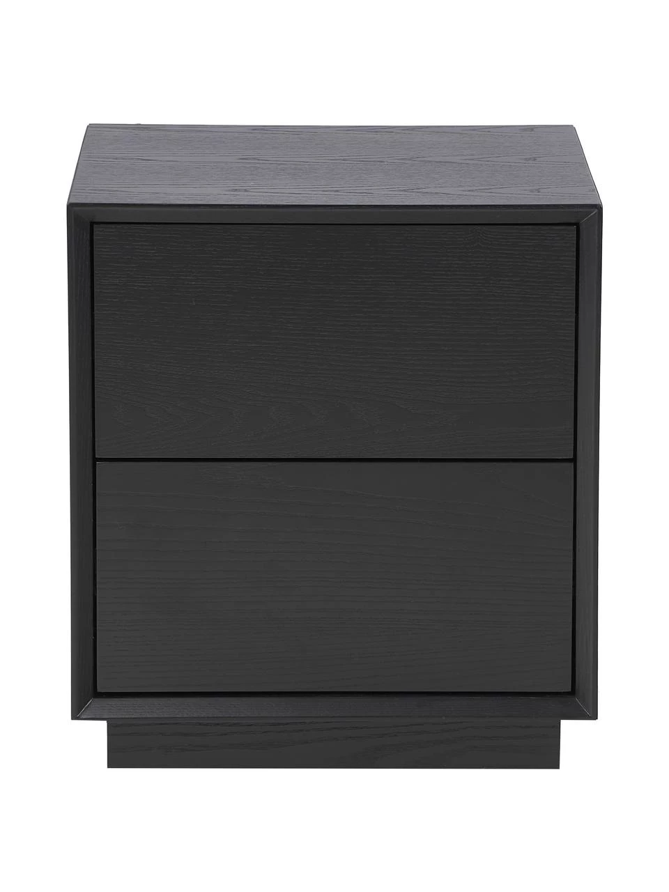 Westwing Collection Nachttisch Noel aus Eschenholzfurnier in Schwarz, B 45 x H 50 cm 6 Westwing Collection Nachttisch Noel aus Eschenholzfurnier in Schwarz, B 45 x H 50 cm – Bild 6