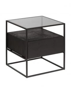 Westwing Collection Nachttisch Theodor mit Schublade, B 45 x H 50 cm