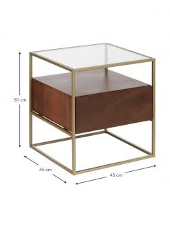 Westwing Collection Nachttisch Theodor mit Schublade, B 45 x H 50 cm 9 Westwing Collection Nachttisch Theodor mit Schublade, B 45 x H 50 cm -Schlafzimmer Verkäufe 2022 Nachttisch Theodor mit Schublade 9