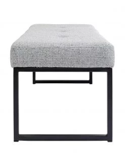 Kare Design Polsterbank Smart Dolce in Hellgrau, B 90 x H 40 cm -Schlafzimmer Verkäufe 2022 Polsterbank Smart Dolce in Hellgrau 4