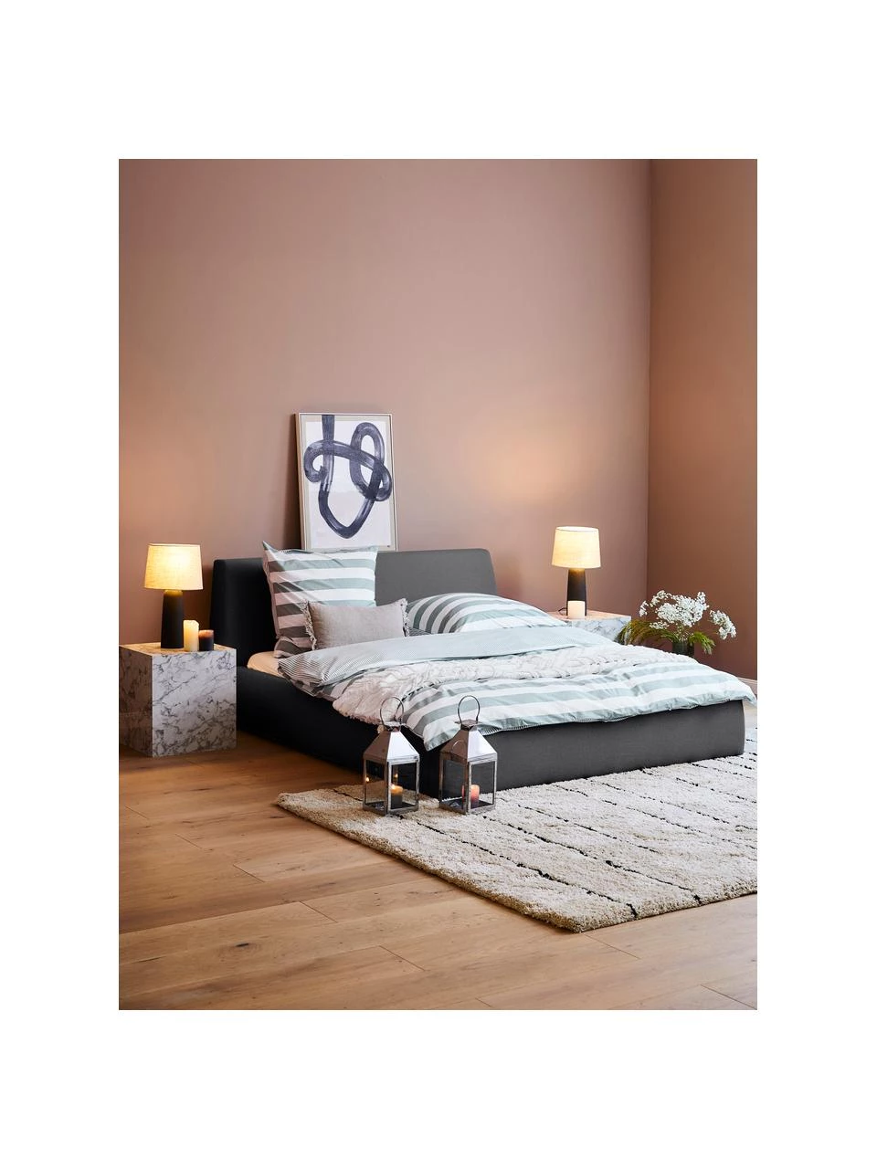 Westwing Collection Polsterbett Cloud in Anthrazit, 160 x 200 cm 2 Westwing Collection Polsterbett Cloud in Anthrazit, 160 x 200 cm – Bild 2