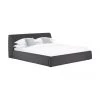 Westwing Collection Polsterbett Cloud mit Stauraum in Anthrazit, 140 x 200 cm