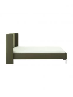 Westwing Collection Polsterbett Dusk in Dunkelgrün, 140 x 200 cm -Schlafzimmer Verkäufe 2022 Polsterbett Dusk in Dunkelgrun 3