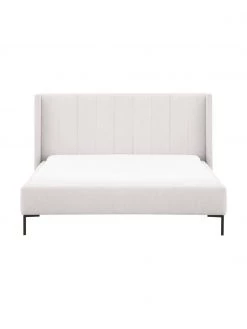 Westwing Collection Polsterbett Dusk in Greige, 140 x 200 cm -Schlafzimmer Verkäufe 2022 Polsterbett Dusk in Greige 3