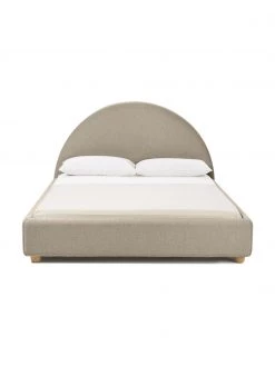 Westwing Collection Polsterbett Ebba in Grau, 140 x 200 cm -Schlafzimmer Verkäufe 2022 Polsterbett Ebba in Grau 2