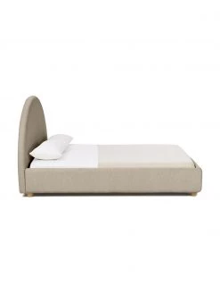 Westwing Collection Polsterbett Ebba in Grau, 140 x 200 cm -Schlafzimmer Verkäufe 2022 Polsterbett Ebba in Grau 3