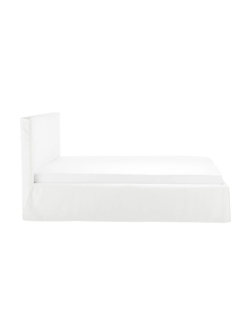 Westwing Collection Polsterbett Feather mit Stauraum in Cremeweiß, 140 x 200 cm 5 Westwing Collection Polsterbett Feather mit Stauraum in Cremeweiß, 140 x 200 cm – Bild 5