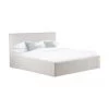 Westwing Collection Polsterbett Feather mit Stauraum in Greige, 140 x 200 cm