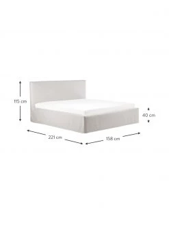 Westwing Collection Polsterbett Feather mit Stauraum in Greige, 140 x 200 cm 9 Westwing Collection Polsterbett Feather mit Stauraum in Greige, 140 x 200 cm -Schlafzimmer Verkäufe 2022 Polsterbett Feather mit Stauraum in Greige 3