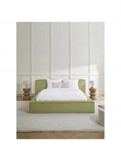 Westwing Collection Polsterbett Lennon in Grün aus Cord, B 140 x L 200 cm 8 Westwing Collection Polsterbett Lennon in Grün aus Cord, B 140 x L 200 cm -Schlafzimmer Verkäufe 2022 Polsterbett Lennon in Grun aus Cord 2