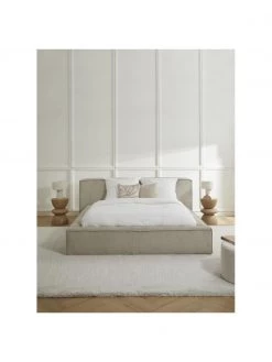 Westwing Collection Polsterbett Lennon mit Stauraumfunktion in Beige aus Cord, B 140 x L 200 cm -Schlafzimmer Verkäufe 2022 Polsterbett Lennon mit Stauraumfunktion in Beige aus Cord 2