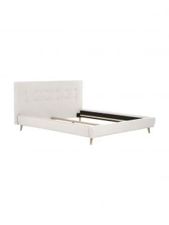 Westwing Collection Polsterbett Moon in Greige mit Holzfüßen, 140 x 200 cm 8 Westwing Collection Polsterbett Moon in Greige mit Holzfüßen, 140 x 200 cm -Schlafzimmer Verkäufe 2022 Polsterbett Moon in Greige mit Holzfussen 2