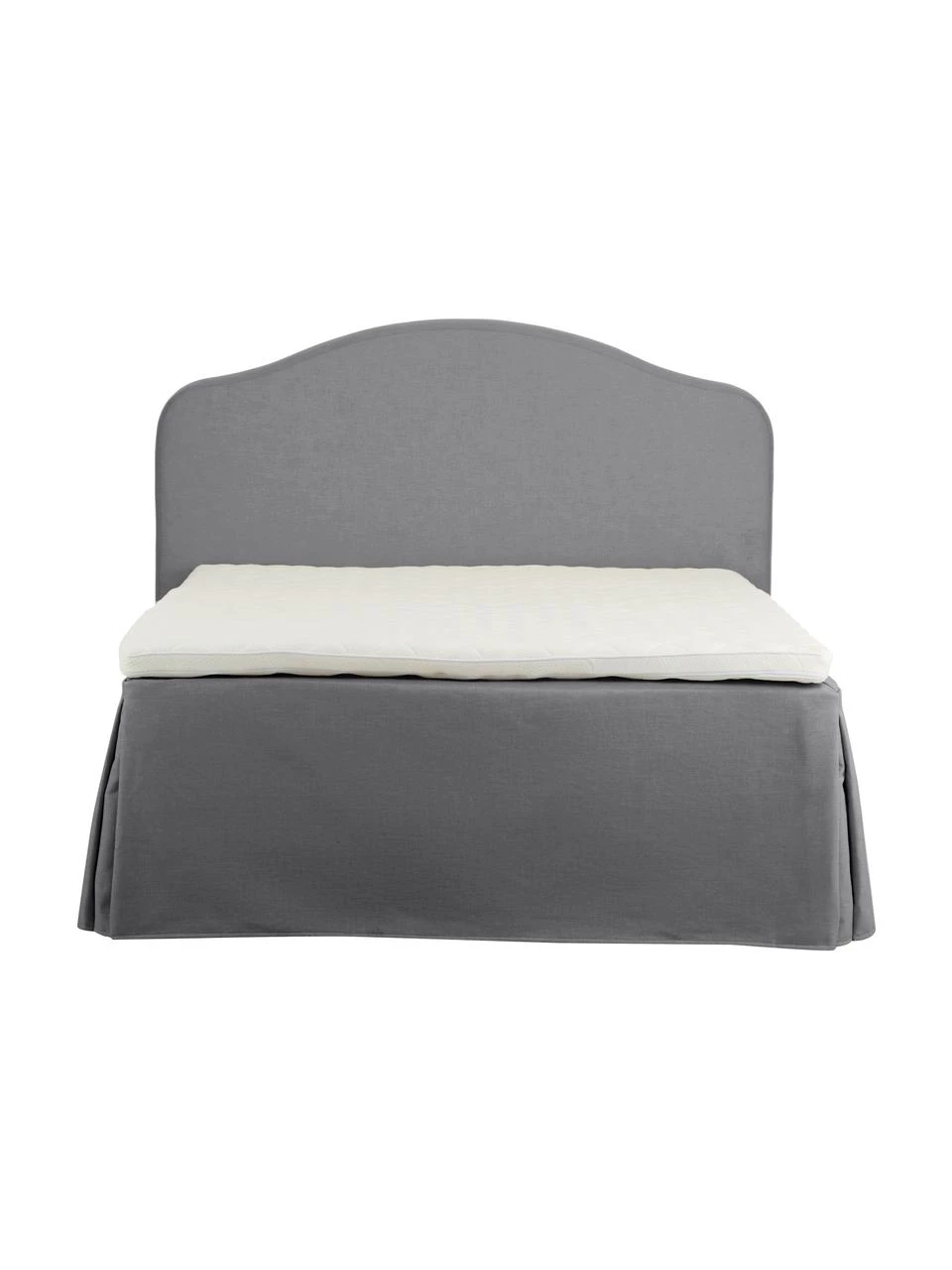 Westwing Collection Premium Boxspringbett Dahlia in Dunkelgrau, 140 x 200 cm, Härtegrad H2 5 Westwing Collection Premium Boxspringbett Dahlia in Dunkelgrau, 140 x 200 cm, Härtegrad H2 – Bild 5