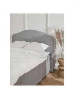 Westwing Collection Premium Boxspringbett Dahlia in Hellgrau, 140 x 200 cm, Härtegrad H2 -Schlafzimmer Verkäufe 2022 Premium Boxspringbett Dahlia in Hellgrau 2