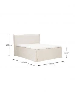 Westwing Collection Premium Boxspringbett Violet in Beige, 140 x 200 cm, Härtegrad 2 8 Westwing Collection Premium Boxspringbett Violet in Beige, 140 x 200 cm, Härtegrad 2 -Schlafzimmer Verkäufe 2022 Premium Boxspringbett Violet in Beige 2