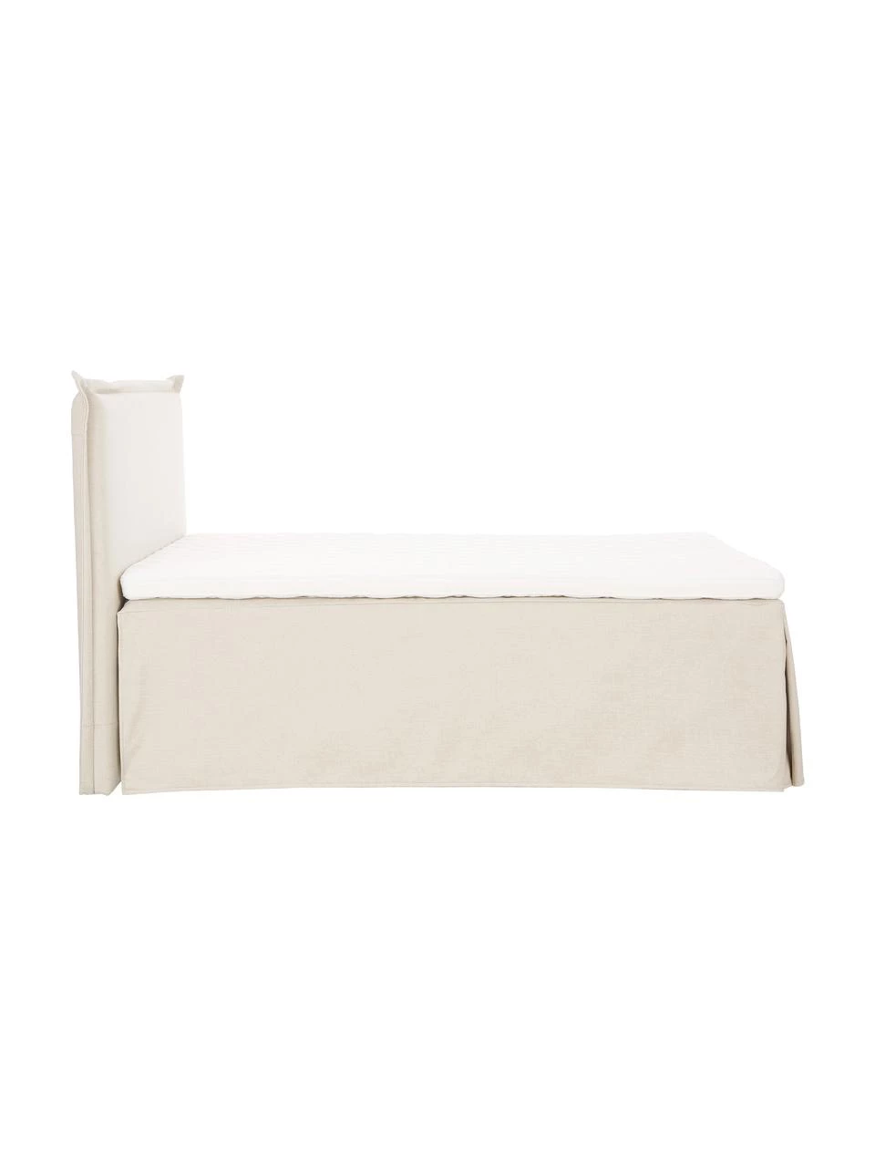 Westwing Collection Premium Boxspringbett Violet in Beige, 140 x 200 cm, Härtegrad 2 5 Westwing Collection Premium Boxspringbett Violet in Beige, 140 x 200 cm, Härtegrad 2 – Bild 5