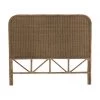 Rattan-Kopfteil Helen in Braun, B 160 x H 137 cm