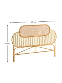 Rattan-Kopfteil Lalita, B 170 x H 120 cm -Schlafzimmer Verkäufe 2022 Rattan Kopfteil Lalita 2