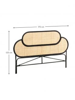 Rattan-Kopfteil Lalita, B 170 x H 120 cm 9 Rattan-Kopfteil Lalita, B 170 x H 120 cm -Schlafzimmer Verkäufe 2022 Rattan Kopfteil Lalita 9