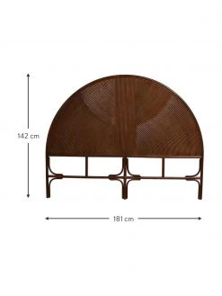 Nordal Rattan-Kopfteil Tura, B 181 x H 142 cm -Schlafzimmer Verkäufe 2022 Rattan Kopfteil Tura 2