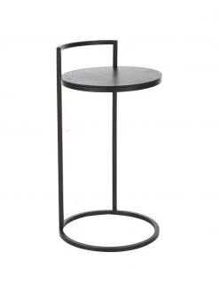 Westwing Collection Runder Beistelltisch Circle aus Metall, Ø 36 x H 66 cm