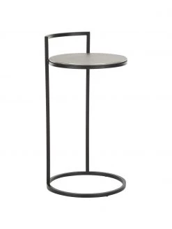 Westwing Collection Runder Beistelltisch Circle aus Metall, Ø 36 x H 66 cm