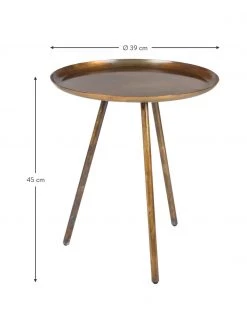 Runder Beistelltisch Frost aus Metall, Ø 39 x H 45 cm -Schlafzimmer Verkäufe 2022 Runder Beistelltisch Frost aus Metall 2