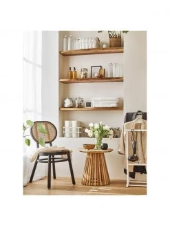 Runder Beistelltisch Jeanette aus Teakholz, Ø 50 x H 48 cm -Schlafzimmer Verkäufe 2022 Runder Beistelltisch Jeanette aus Teakholz 2