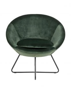 Samt-Cocktailsessel Center in Grün, B 82 x T 71 cm -Schlafzimmer Verkäufe 2022 Samt Cocktailsessel Center in Grun 3