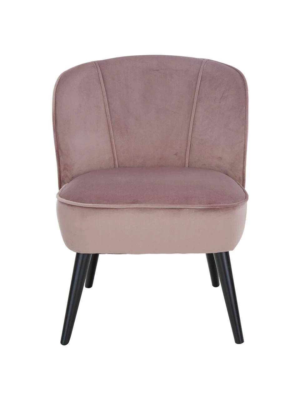 Anderson Samt-Cocktailsessel Lucky in Altrosa, B 59 x T 68 cm 4 Anderson Samt-Cocktailsessel Lucky in Altrosa, B 59 x T 68 cm – Bild 4