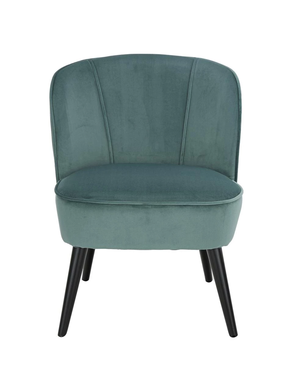 Anderson Samt-Cocktailsessel Lucky in Blaugrün, B 59 x T 68 cm 4 Anderson Samt-Cocktailsessel Lucky in Blaugrün, B 59 x T 68 cm – Bild 4